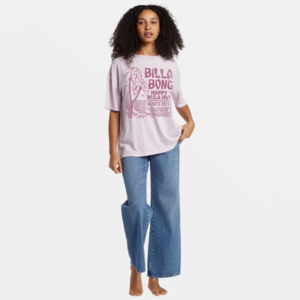 Billabong Slow Down Oversized Graphic Tee
